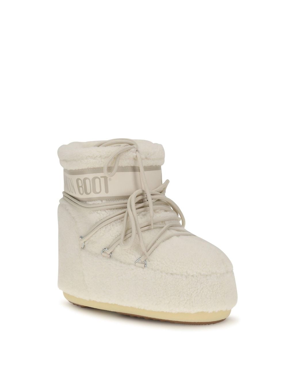 Moon Boot Moon Boot Low Icon Boot in Natural | Lyst
