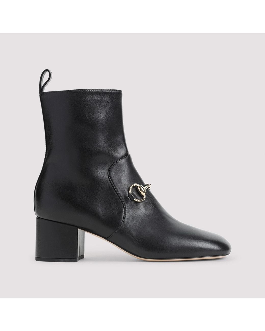 Gucci Black Lady Horsebit Boots