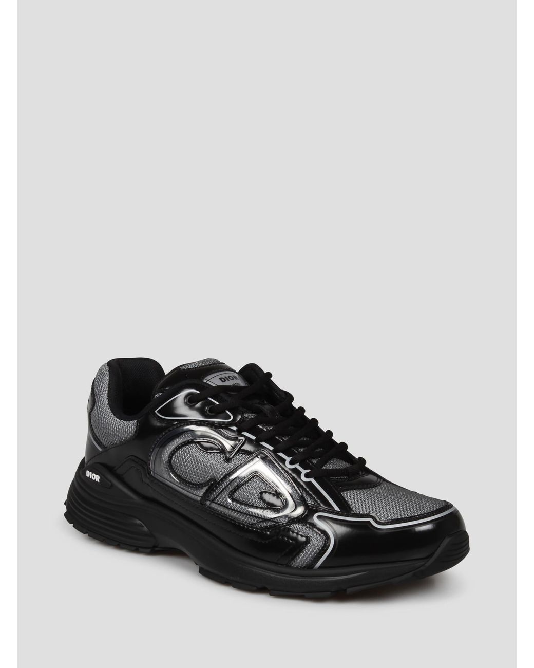 Dior Runner Microfiber Mesh Sneakers in Black for Men Lyst UK