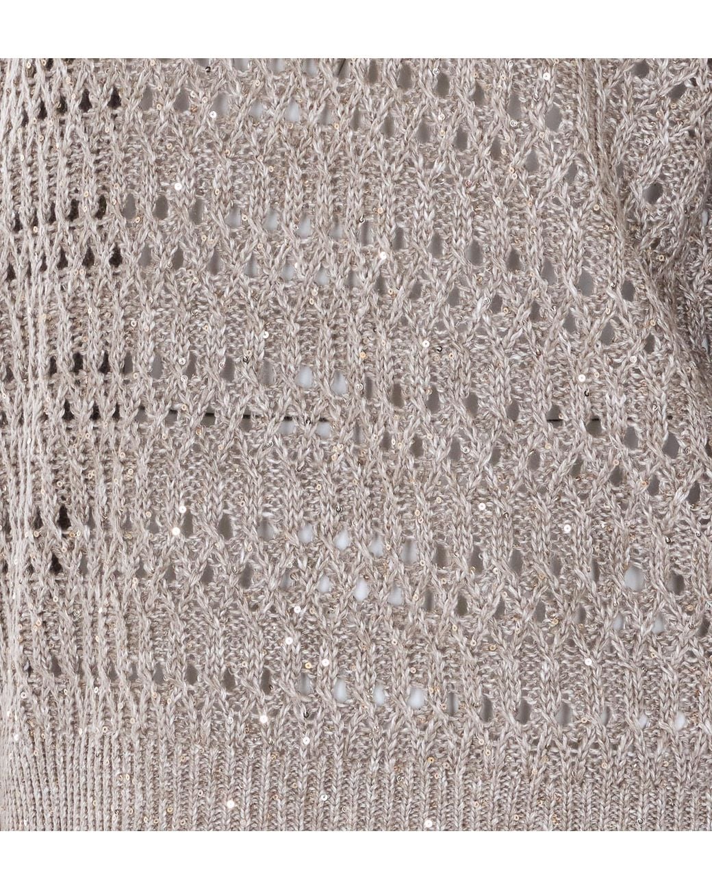 Brunello Cucinelli Gray Sweaters Linen