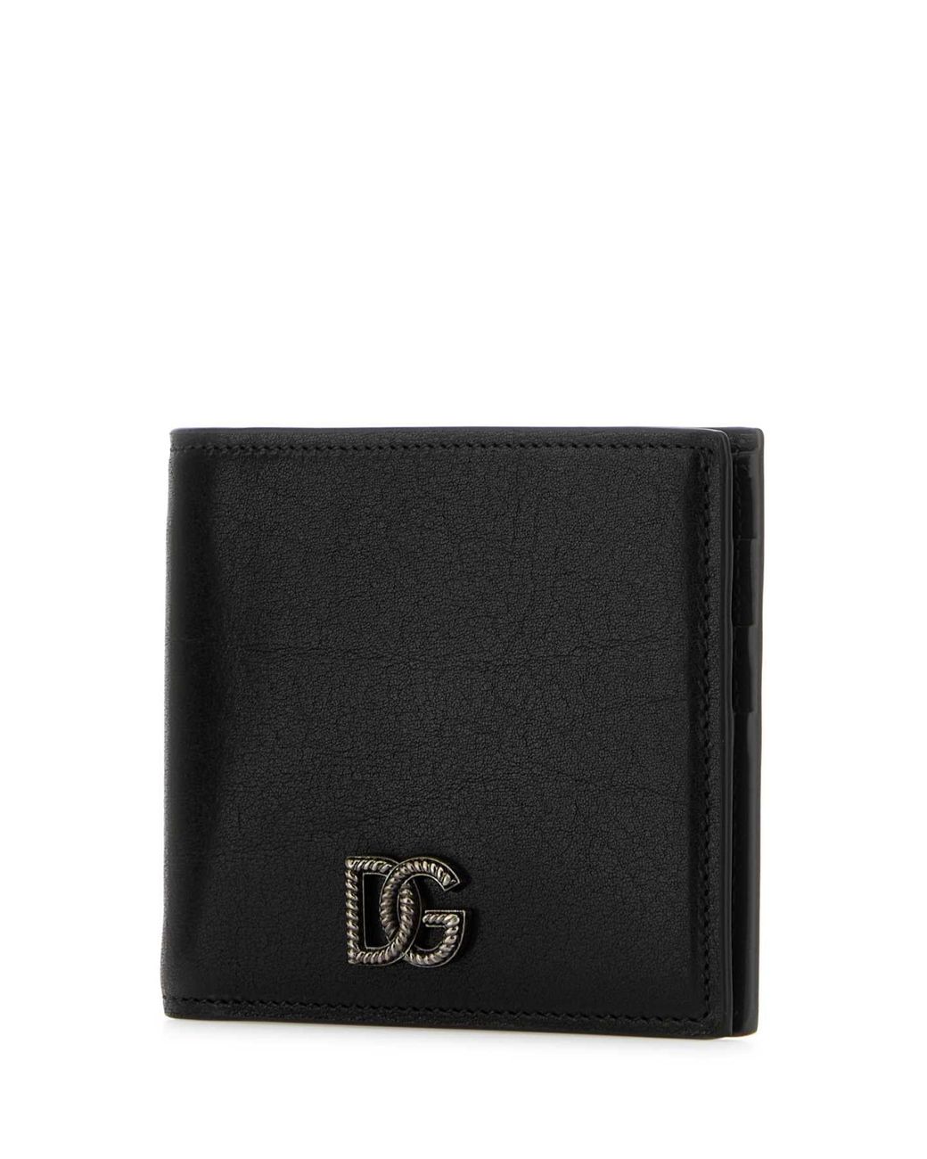 Dolce & Gabbana Black Leather Wallet for men