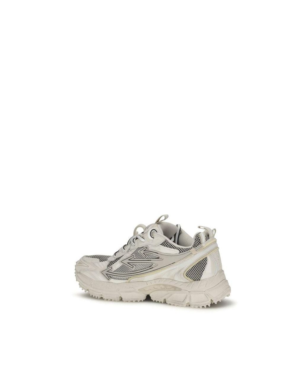 Off-White c/o Virgil Abloh White Acetate Athletic Sneakers