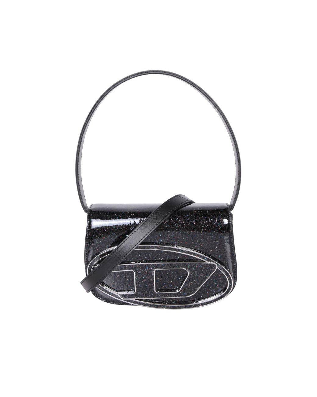DIESEL 1Dr Glitter Bag in Black | Lyst