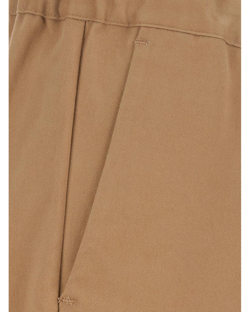 Semicouture Natural Trousers Buddy Cotton
