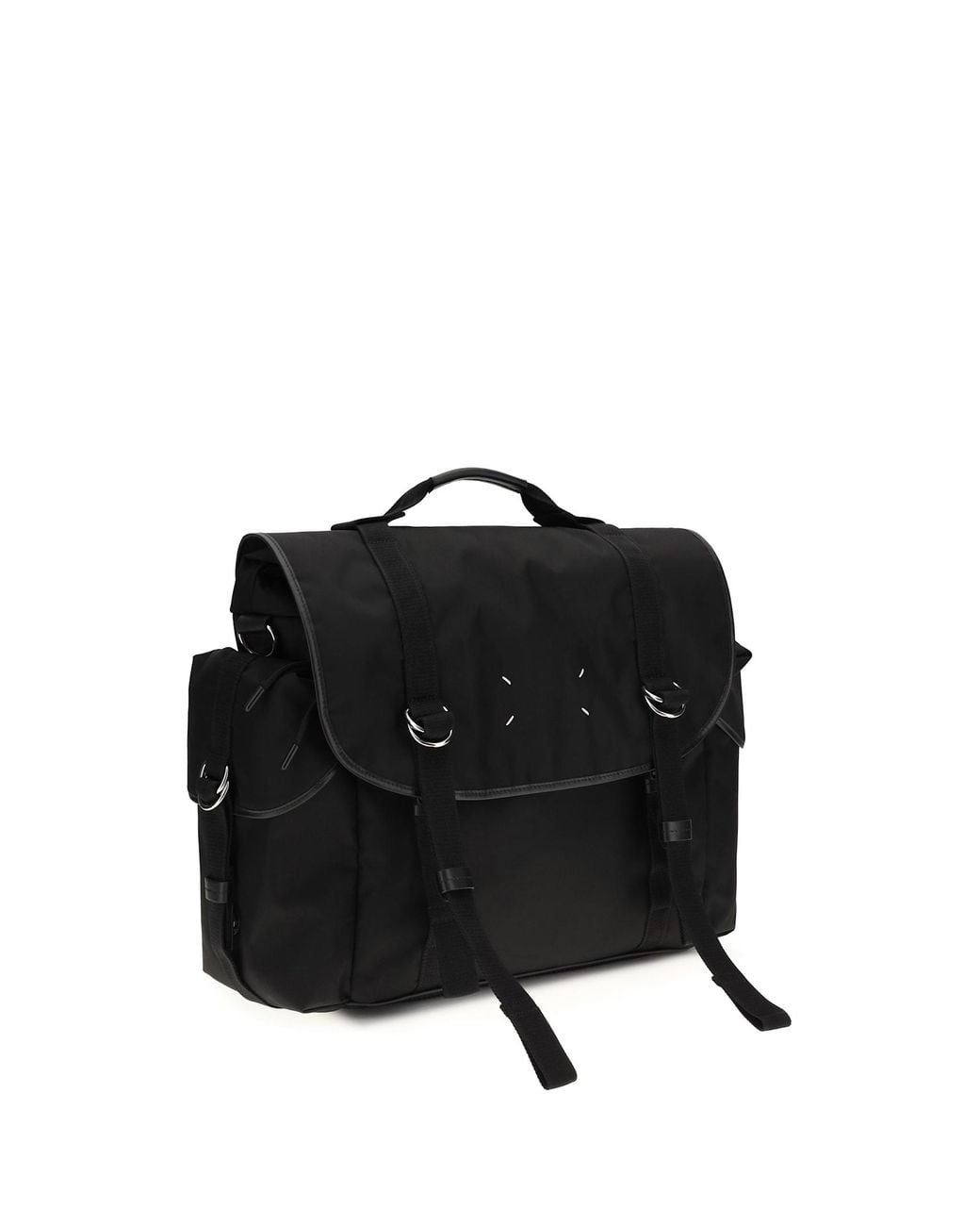 Maison Margiela Black High Tech Messenger Bag for men
