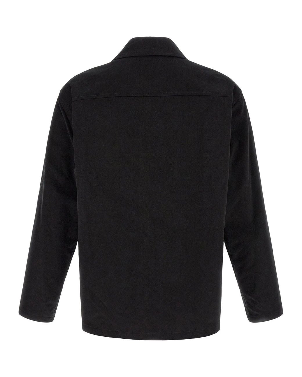 Saint Laurent Black Pure Cotton Overshirt for men