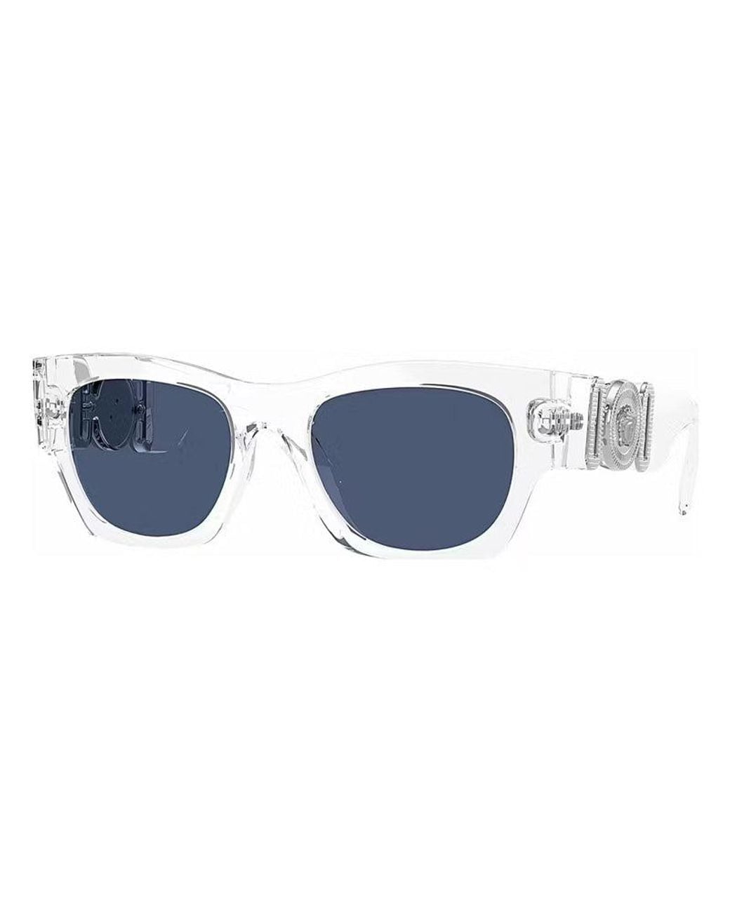 Versace Blue Versace Square Full Rim Sunglasses