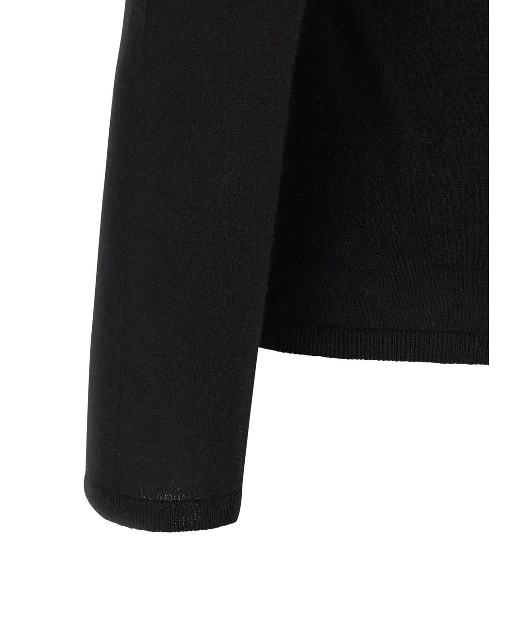 Max Mara Black 'Meana' Turtleneck Sweater