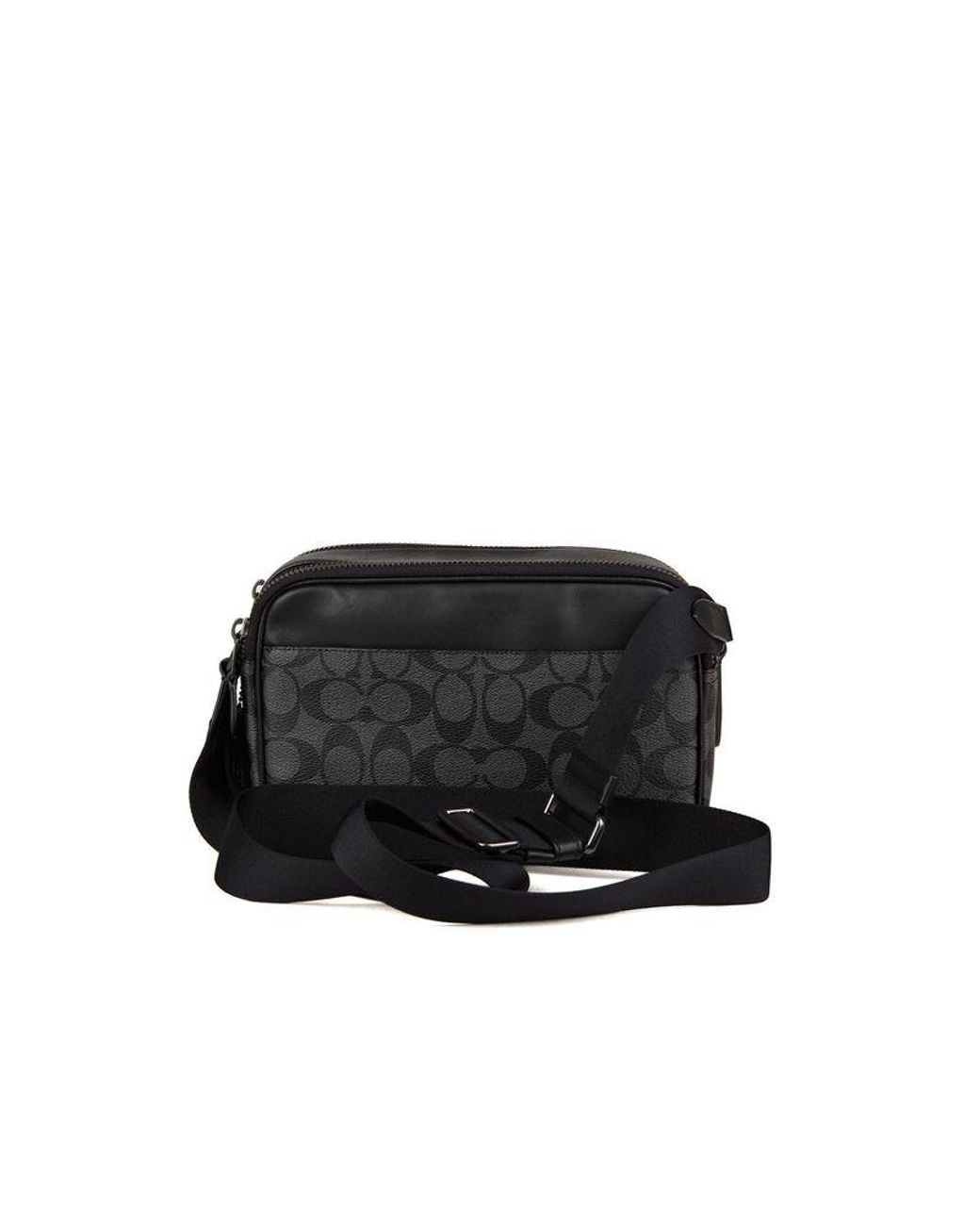 COACH Black Crossbody Bag- Calf Leather Crossbody-Bags