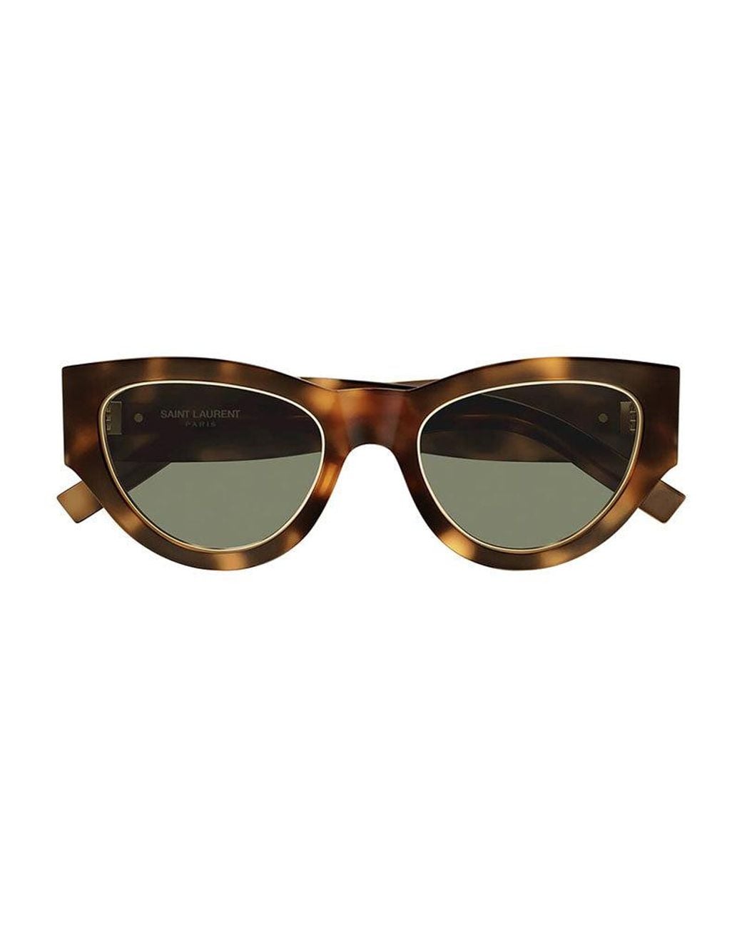 Saint Laurent Brown Sl M94 Rim Havana Mini Sunglasses
