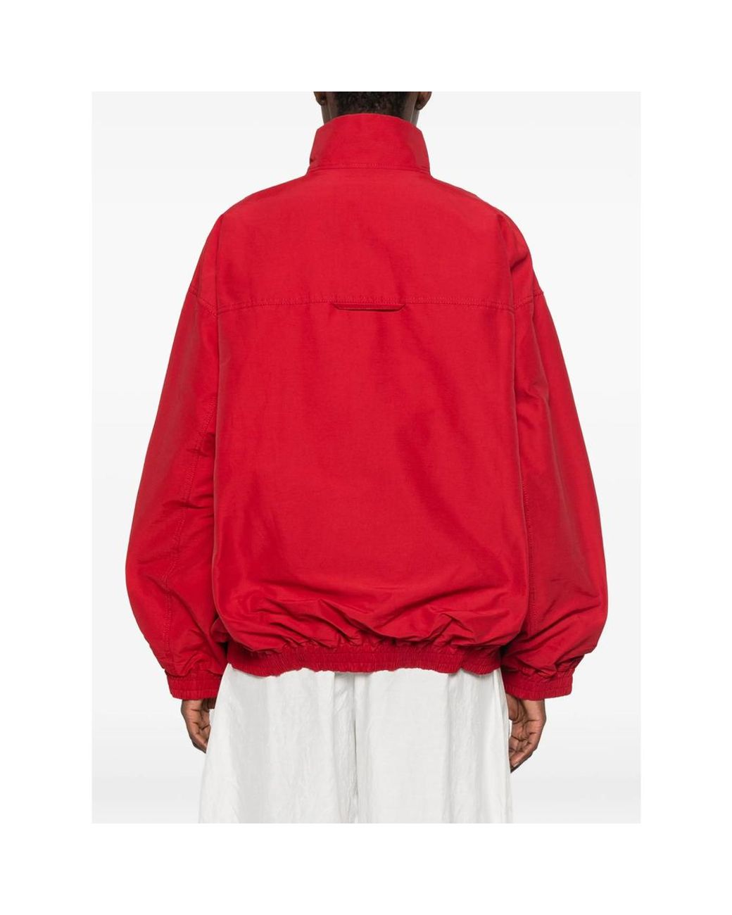 LAMRONS Red Zip-Up Bomber Jacket