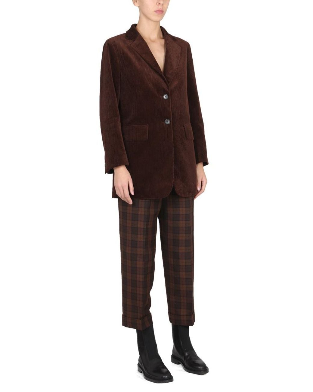 Margaret Howell Brown Single-Breasted Jacket