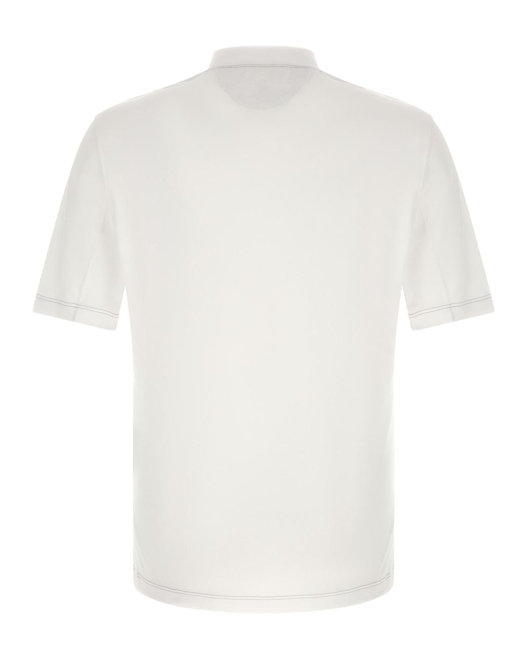 Brunello Cucinelli White Polyamide T-Shirt for men