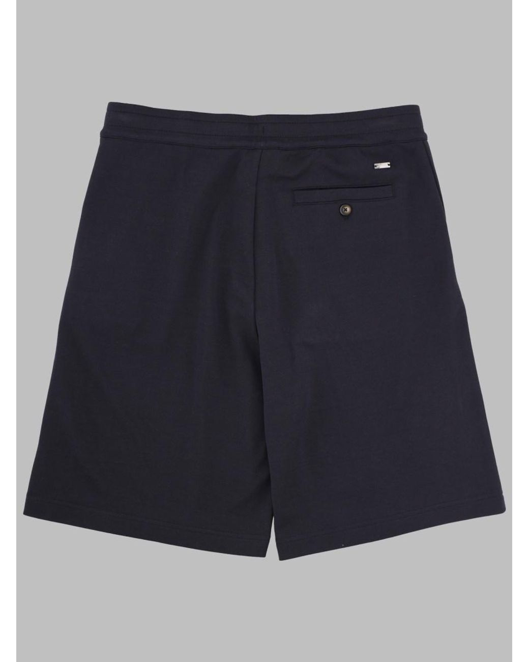 Herno Blue Herno Cotton Bermuda Shorts for men