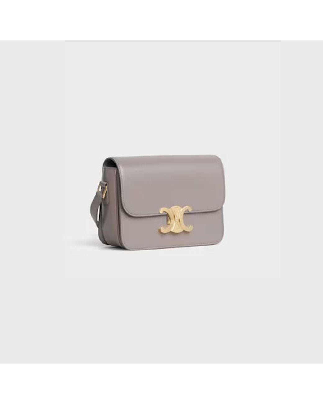 Céline White Celine Cel Shoulder Bag