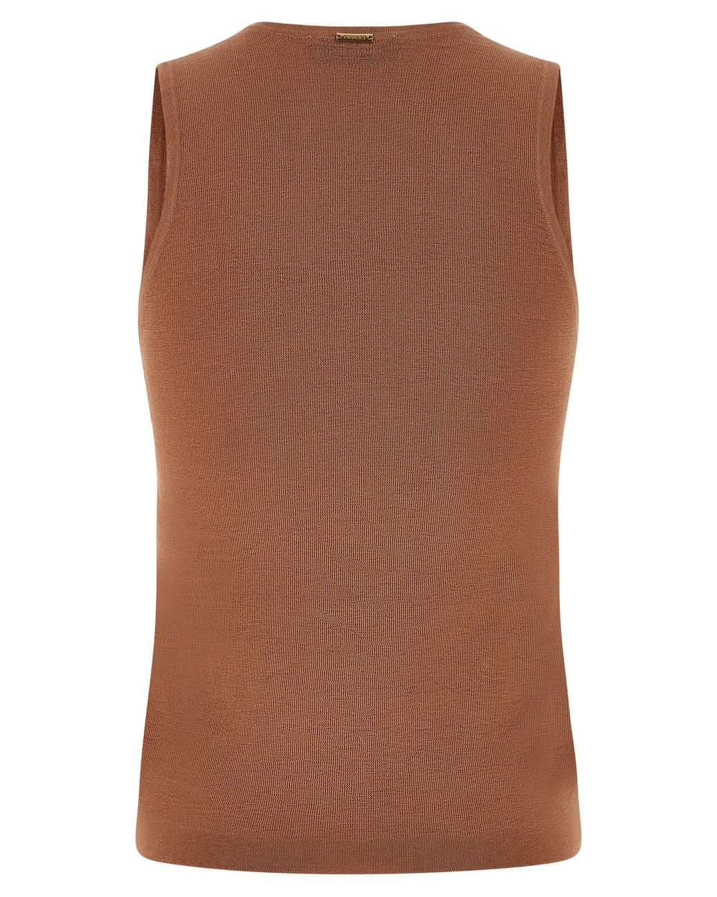 Twinset Brown Sequin Top