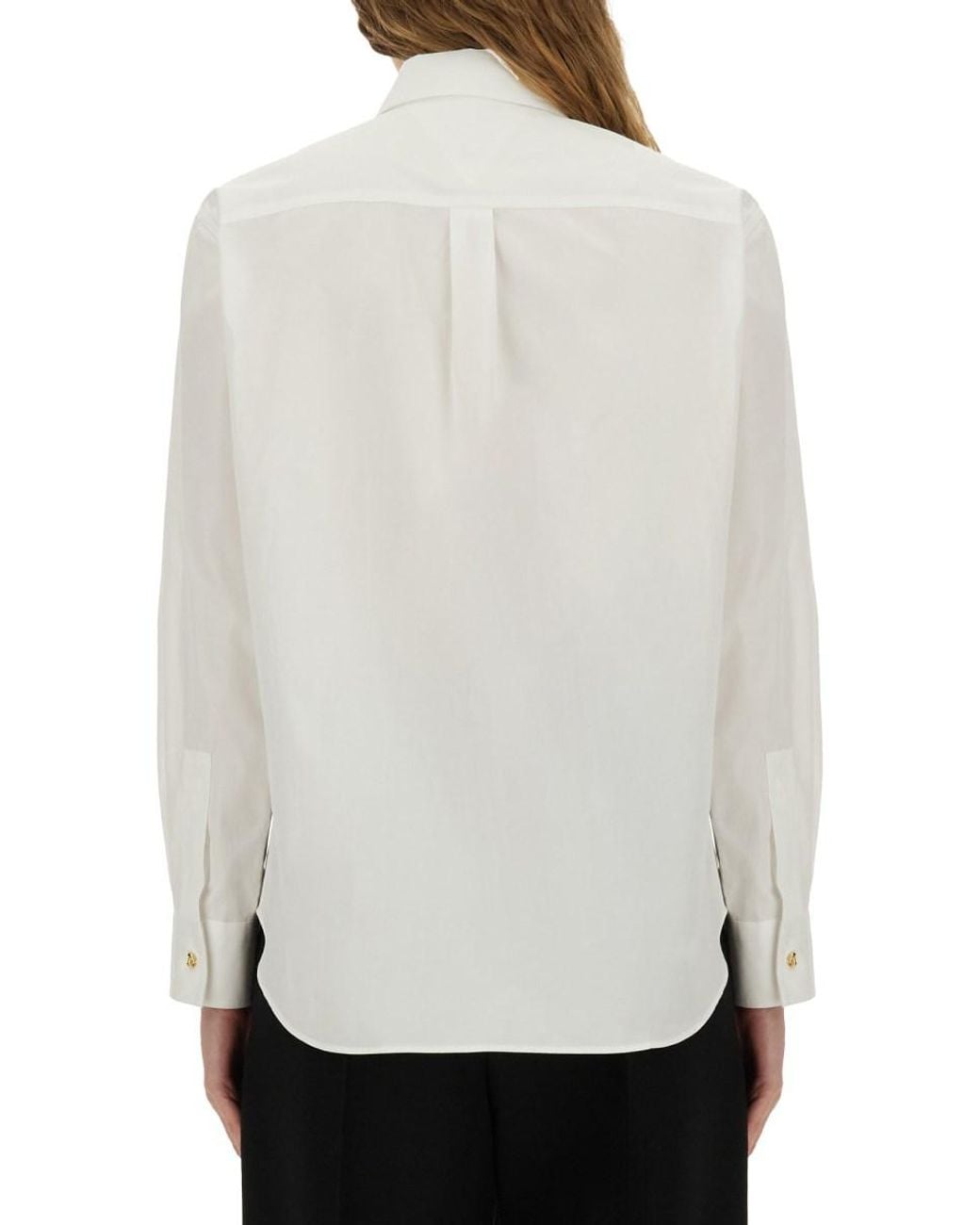 Bottega Veneta White Shirt Cotton Poplin