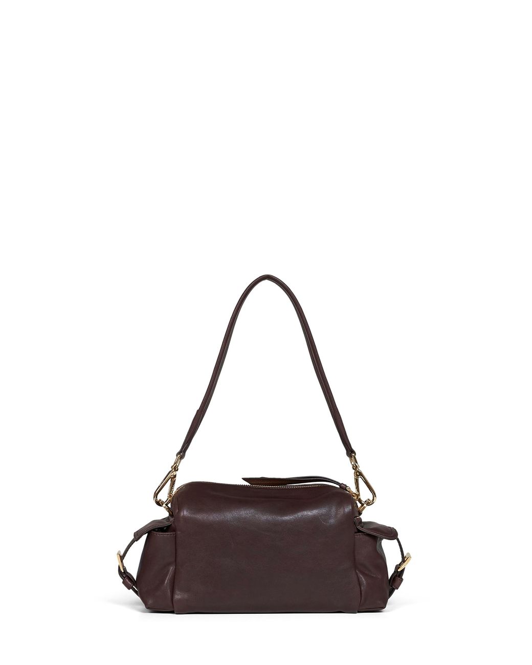 Prada Brown Shoulder Bag Explore Burnt Calf Leather Handbags
