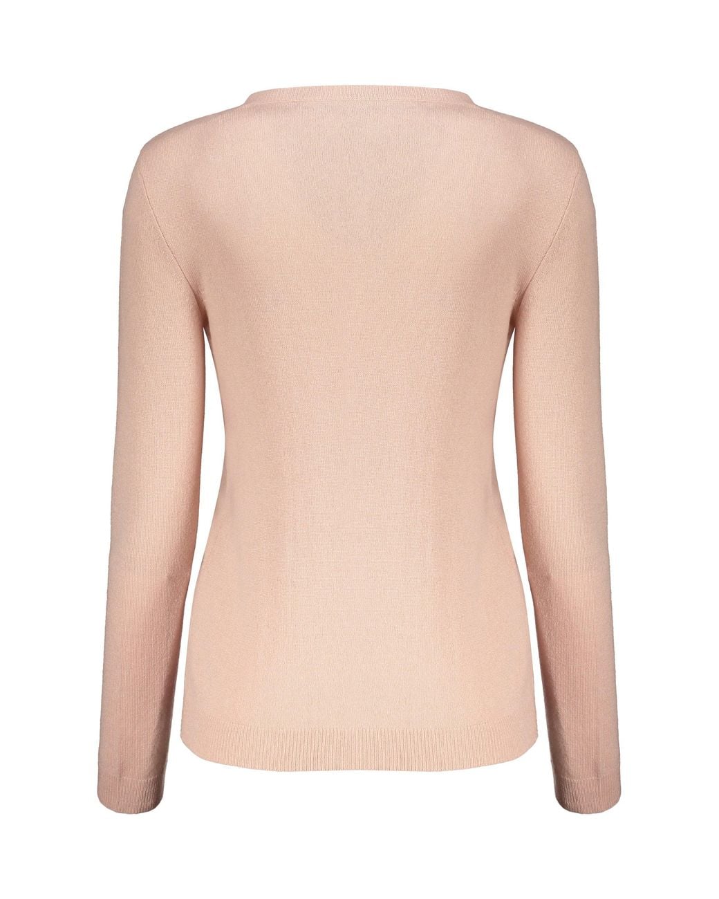 Valentino Pink Rose Wool Blend Sweater