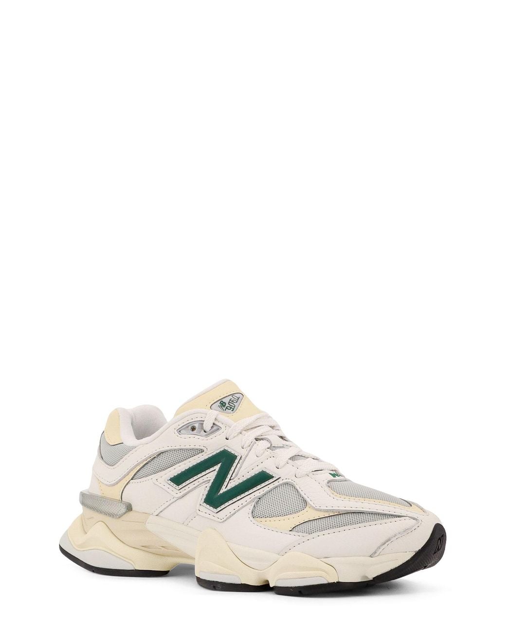 New Balance White Mesh And Leather Sneakers for men