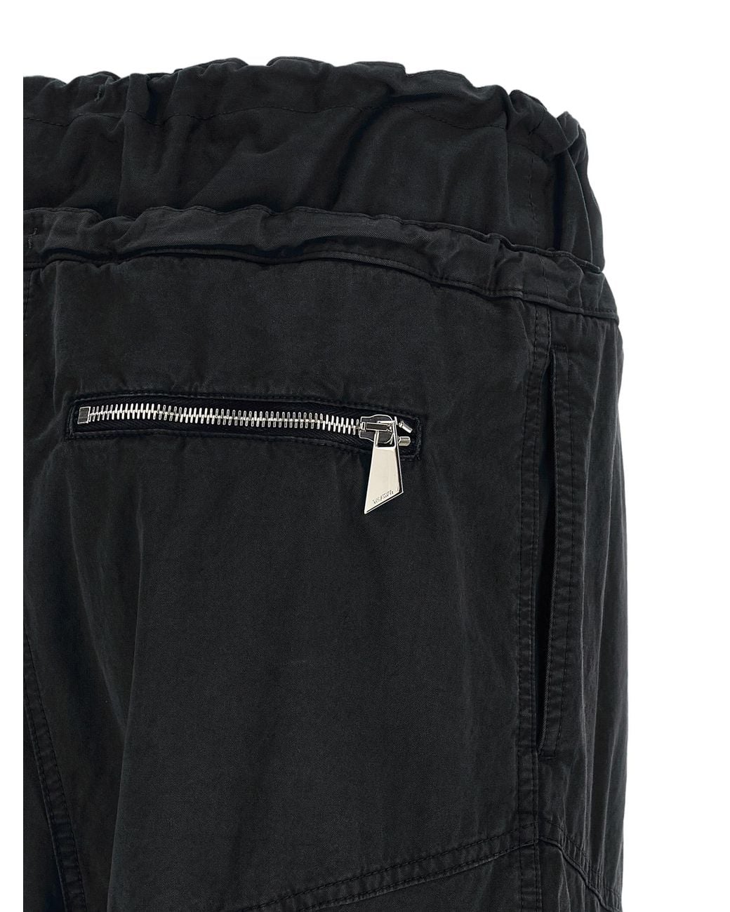 The Attico Black The Attico Cotton Canvas Parachute Cargo Pants