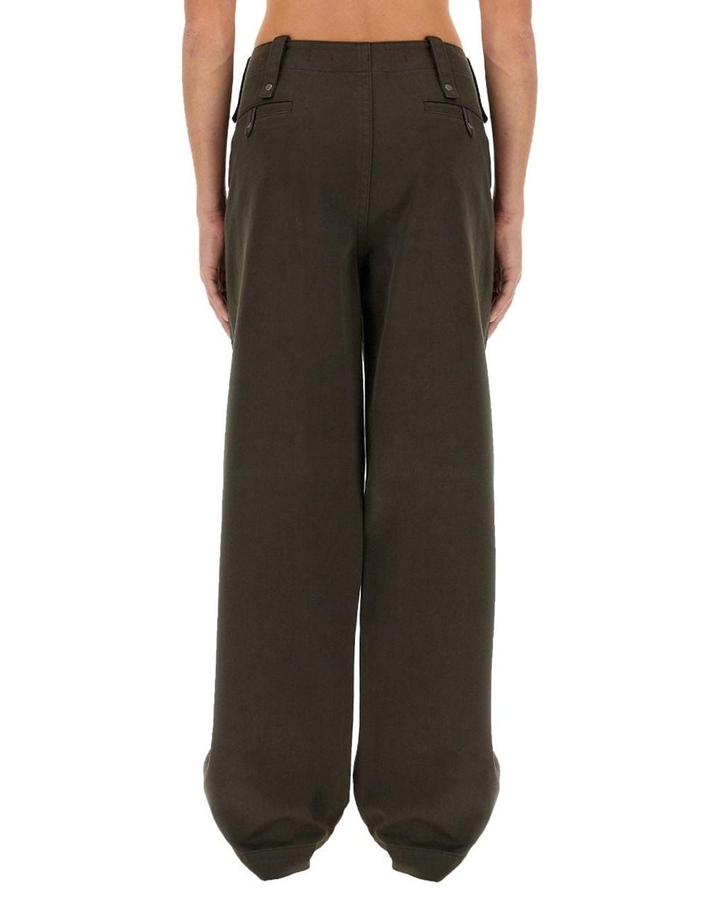 Burberry Brown Cotton Pants Trousers for men