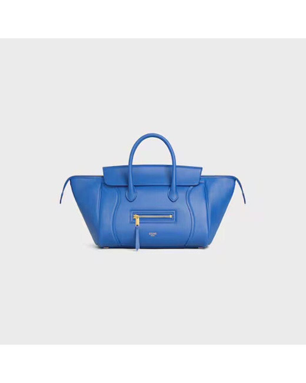 Céline Blue Celine E26 Shoulder Bag