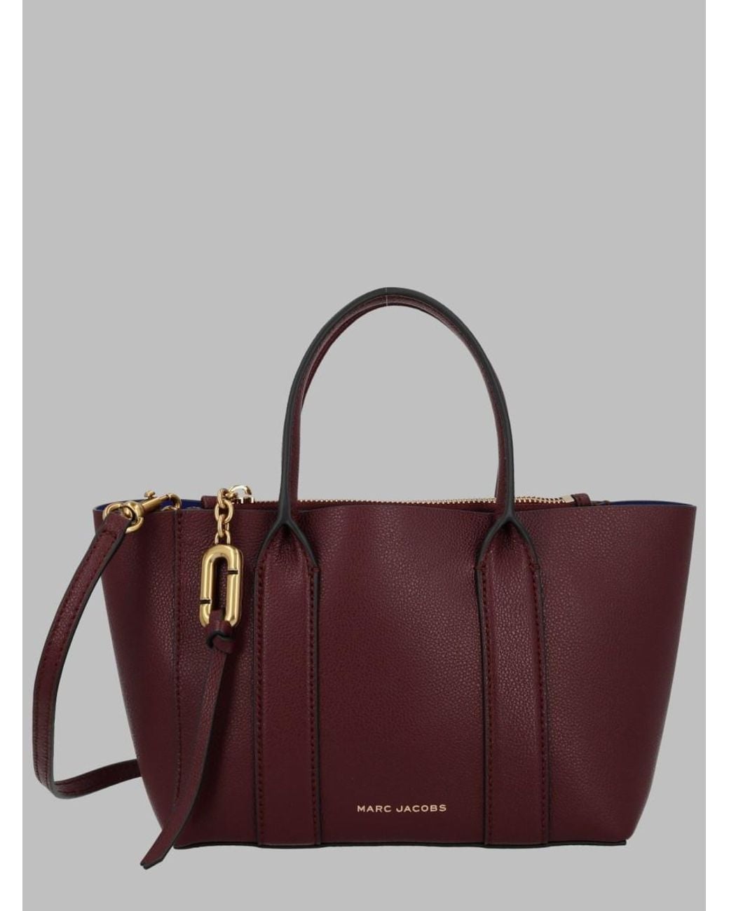 Marc Jacobs Purple Work Tote Bag Leather