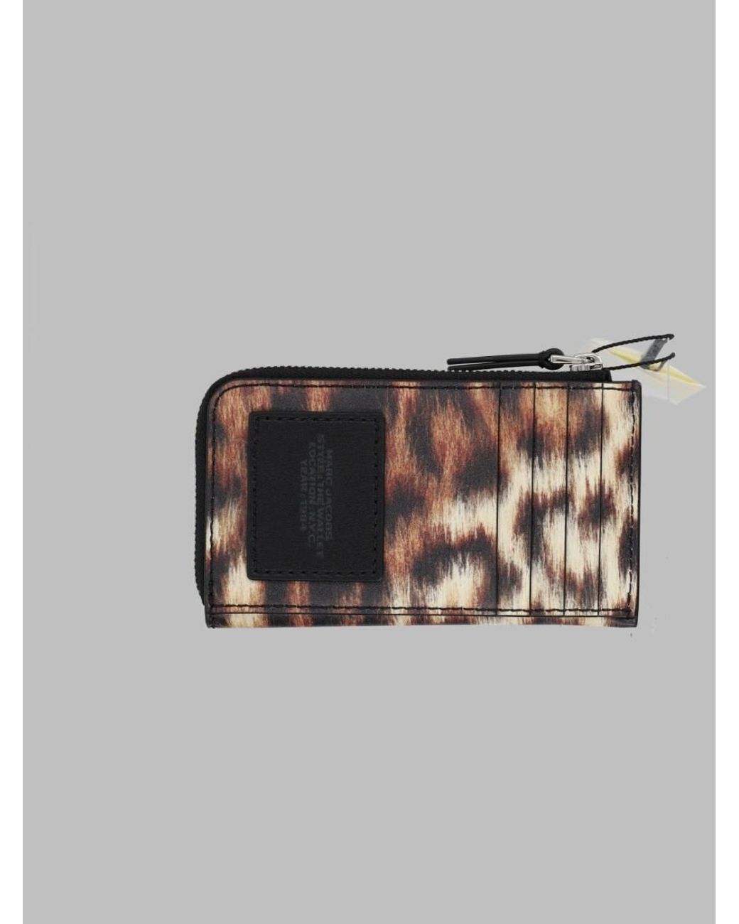 Marc Jacobs Metallic Leather Logo Wallet & Purses