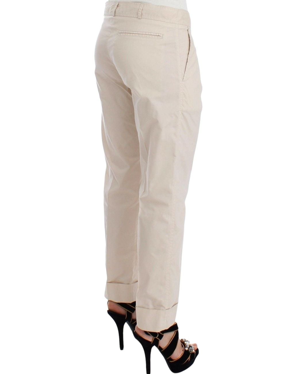 Ermanno Scervino Natural Chinos Casual Dress Pants Khakis