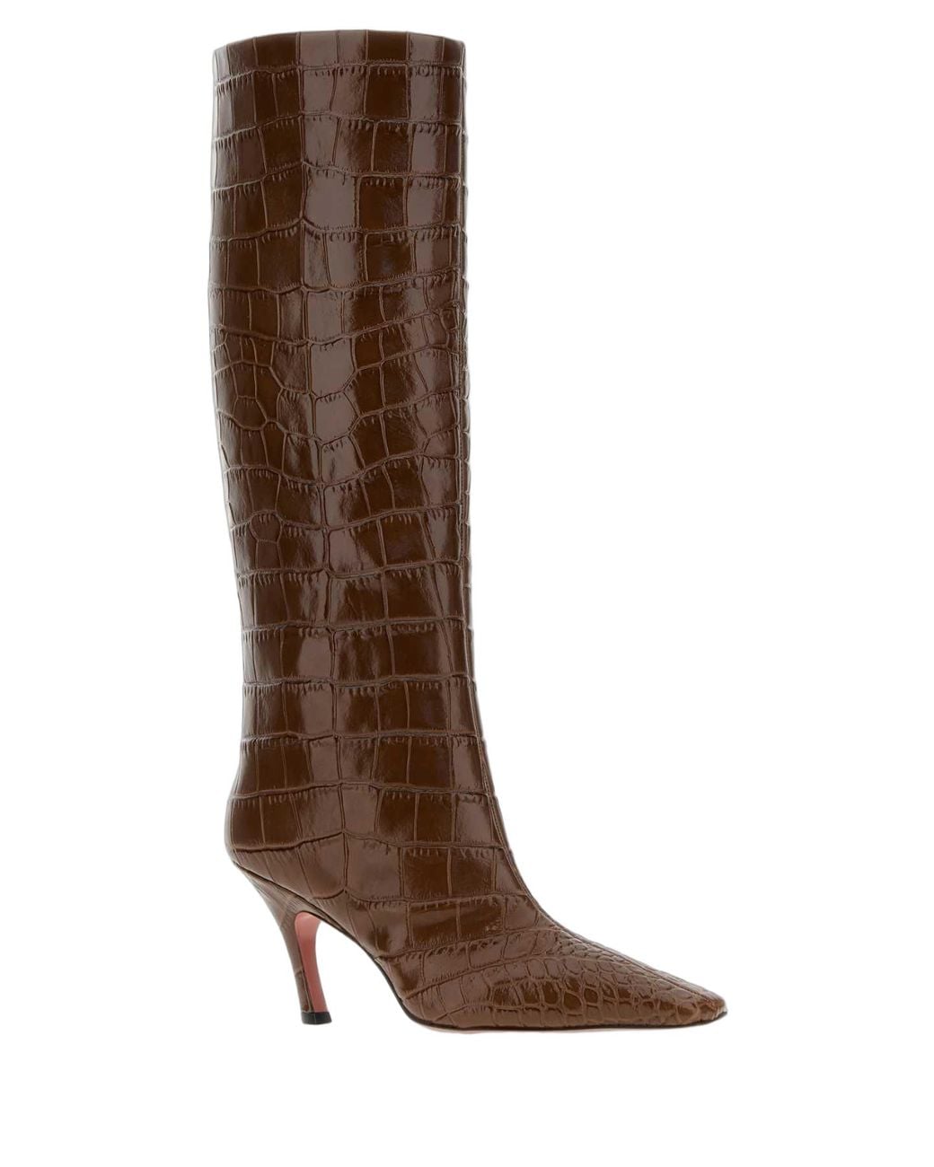 AMINA MUADDI Amina Muaddi Brownprinte Boot