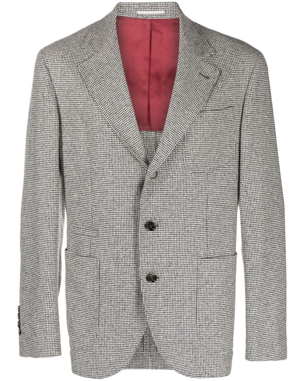 Brunello Cucinelli Gray Suit Mq468Ednu_C071 for men