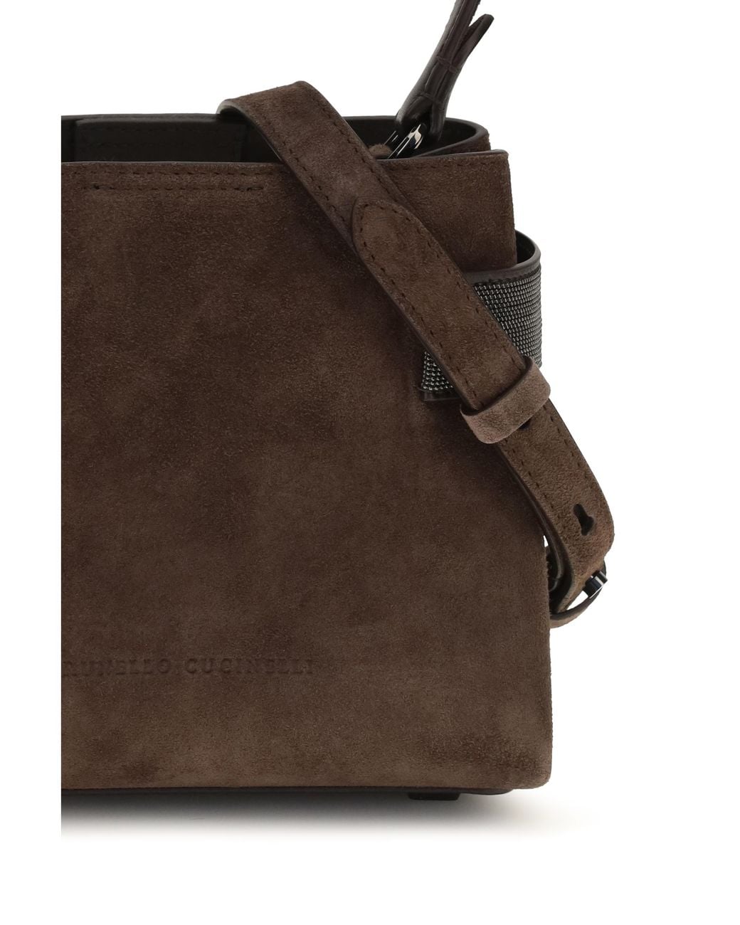 Brunello Cucinelli Brown Leather Handbag Calf Bag