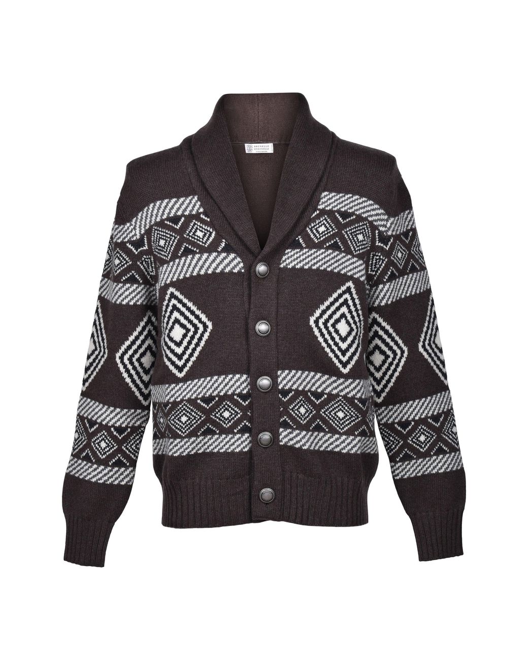 Brunello Cucinelli Black 100% Cashmere Button Down Cardigan Sweater New for men