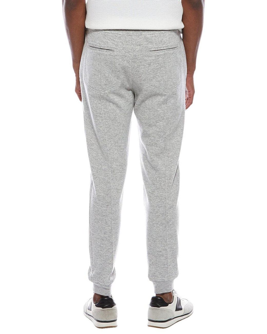 Brunello Cucinelli Gray Light Wool Trousers for men