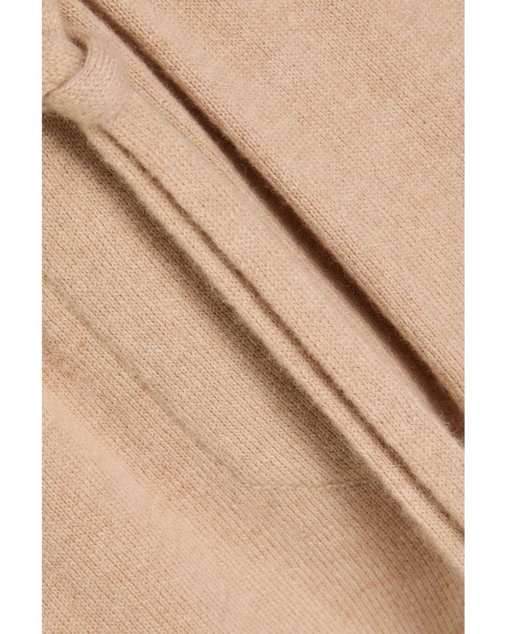 Brunello Cucinelli Natural Light Wool Jogger Trousers