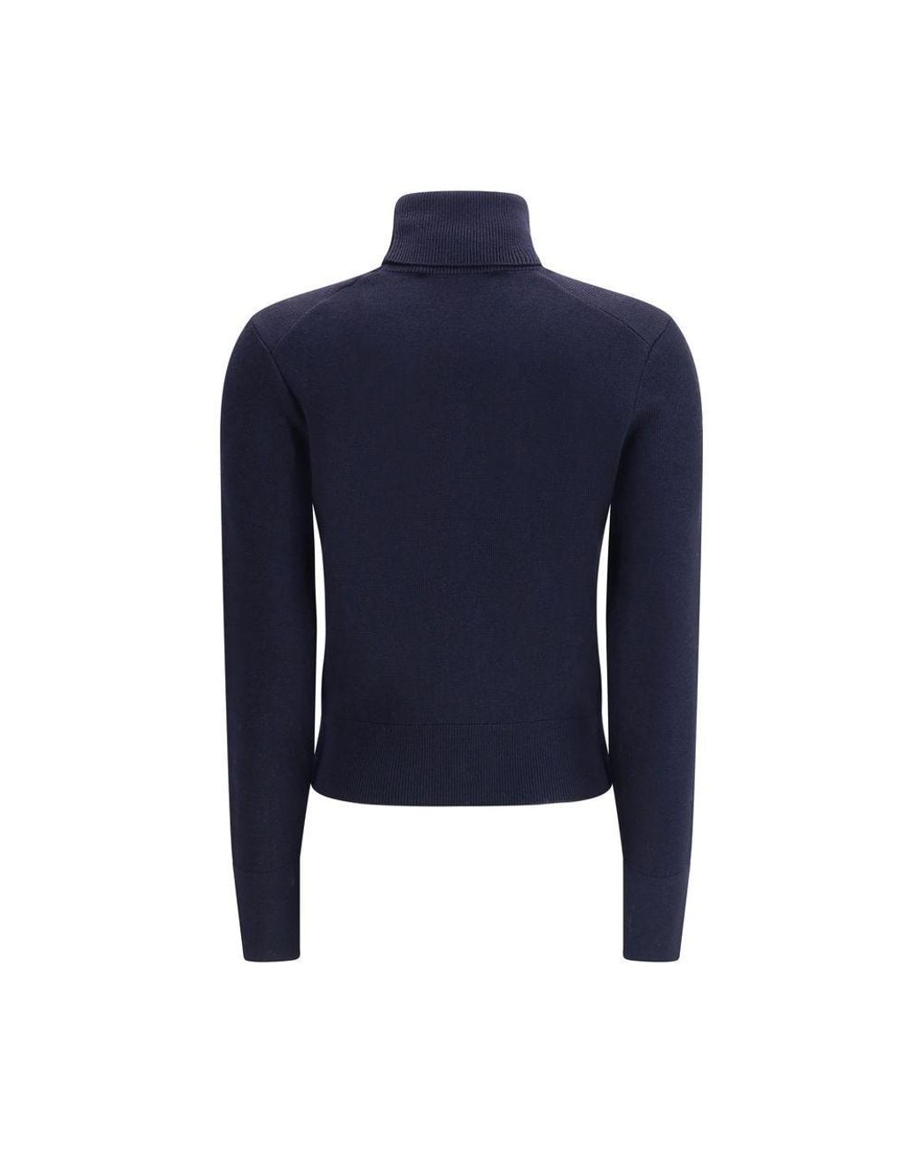 AMI Blue Ami De Coeur Turtleneck Sweater