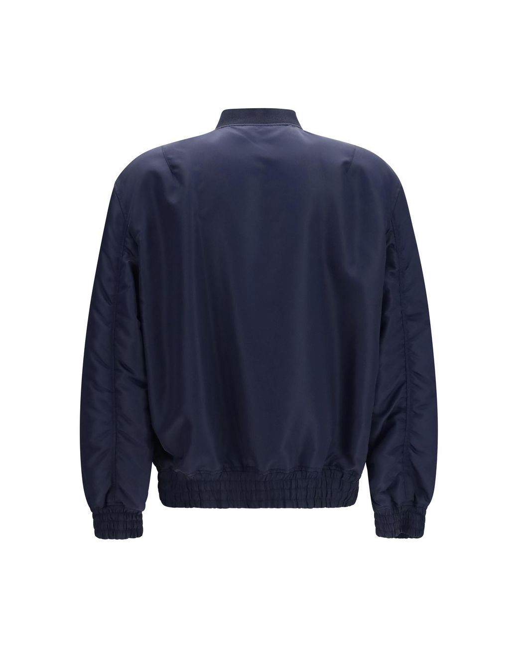 Valentino Blue Nylon Jacket With Ruffles Polyamide for men