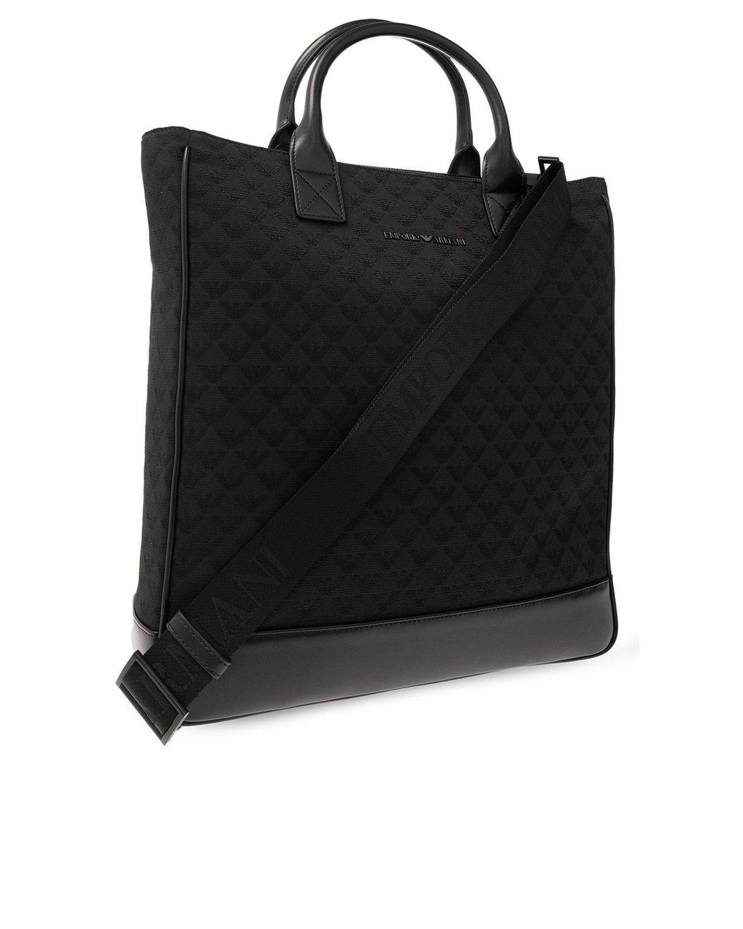 Giorgio Armani Shopper Bag With Monogram in Black for Men Lyst UK