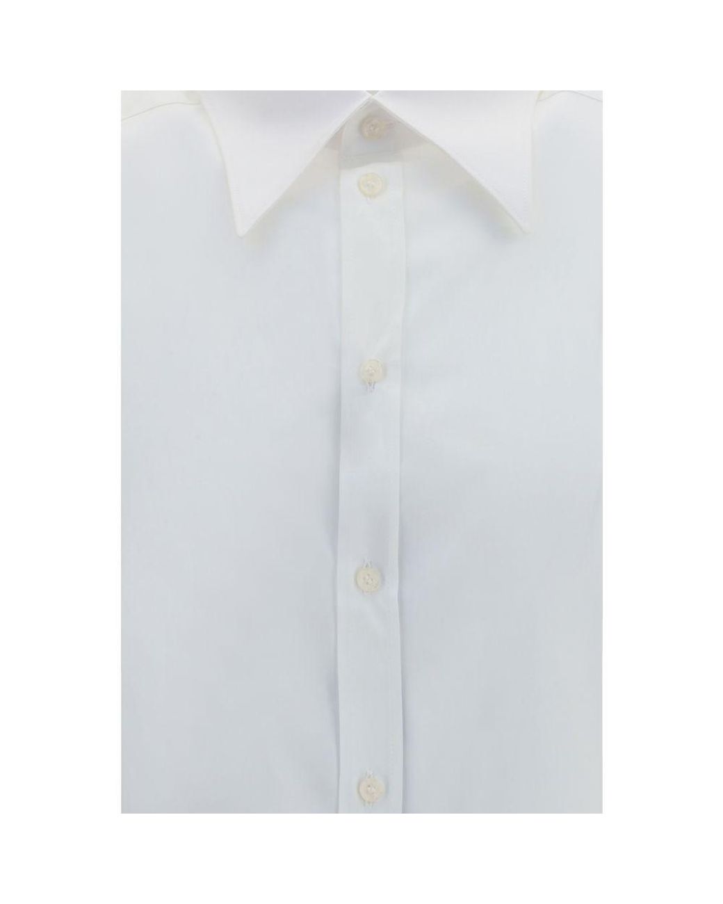 Dolce & Gabbana Blue Dolce & Gabbana Cotton Poplin Dress Shirt for men