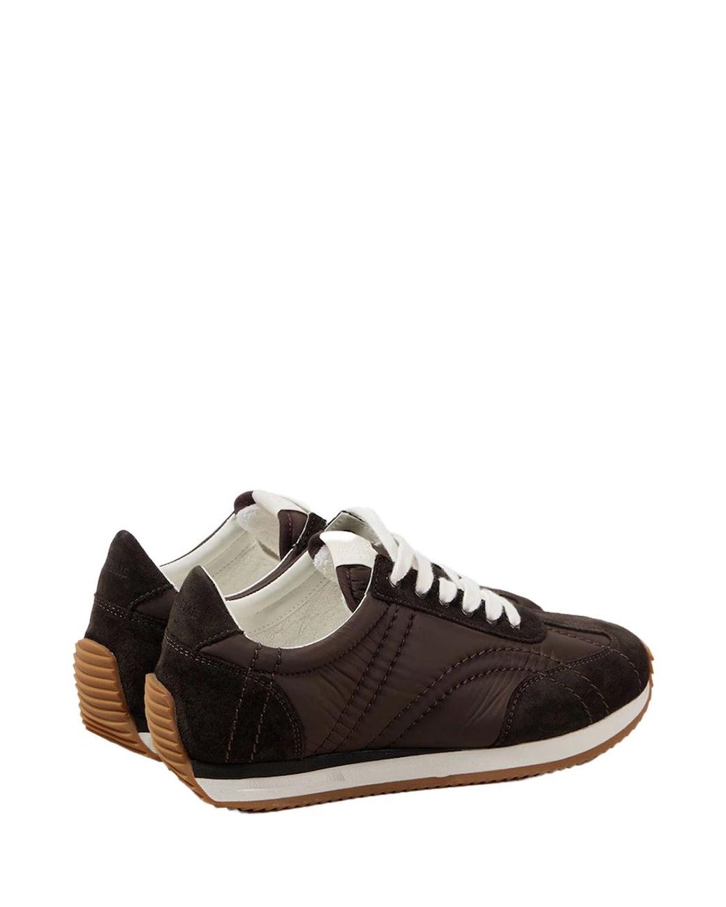 Totême Brown Sport Sneakers Espresso