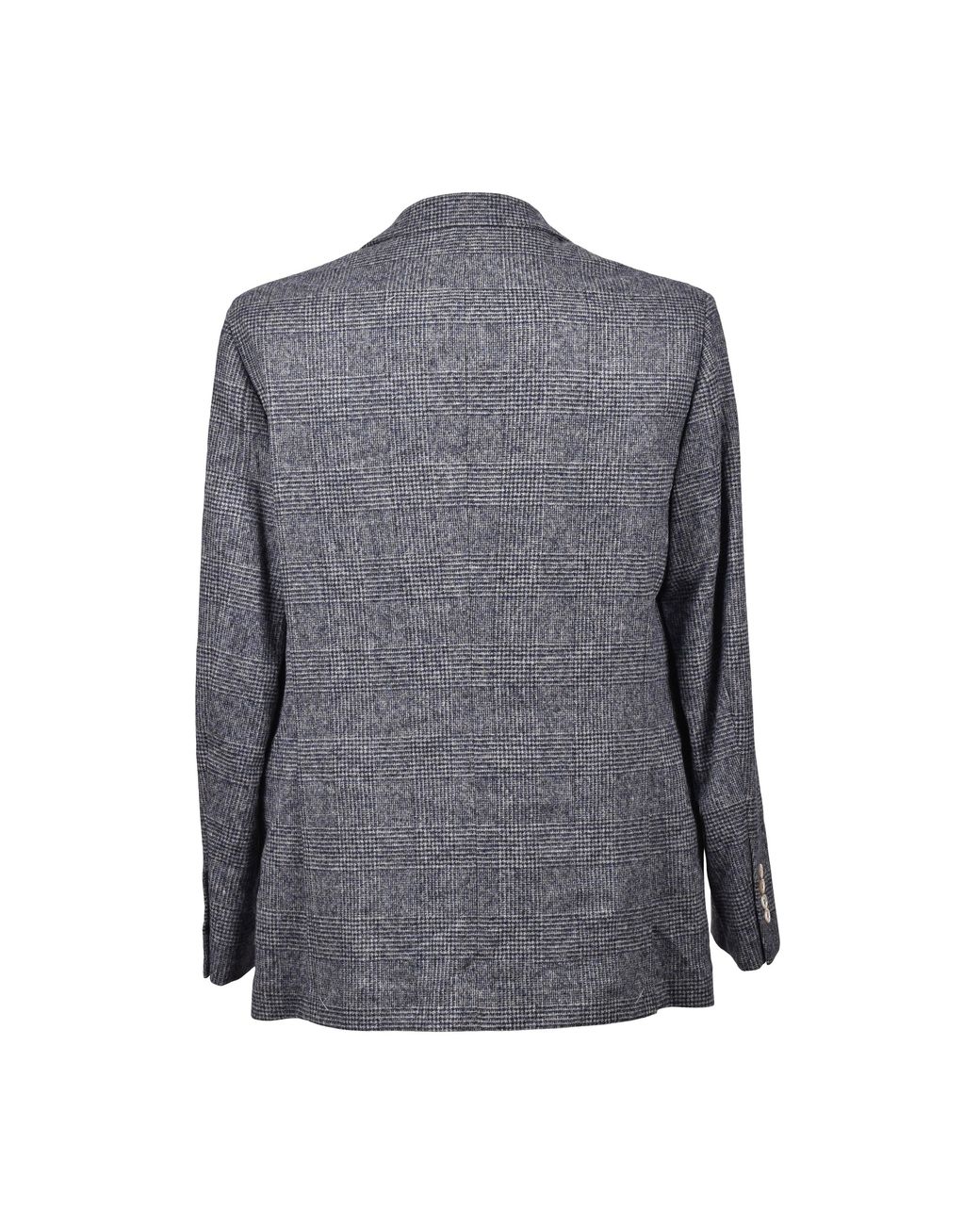 Brunello Cucinelli Gray Wool Check Suit for men