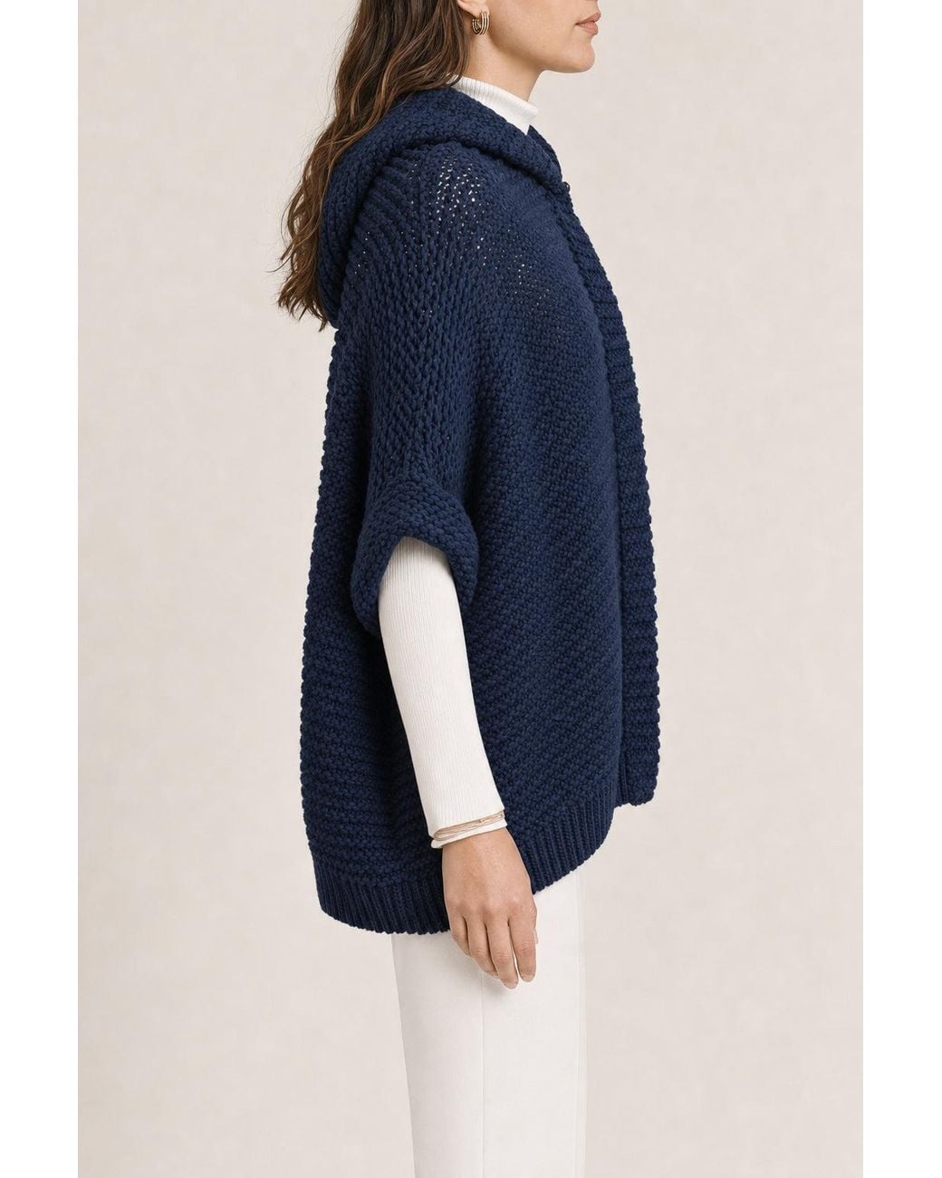 Brunello Cucinelli Blue Dark Knit Sweater