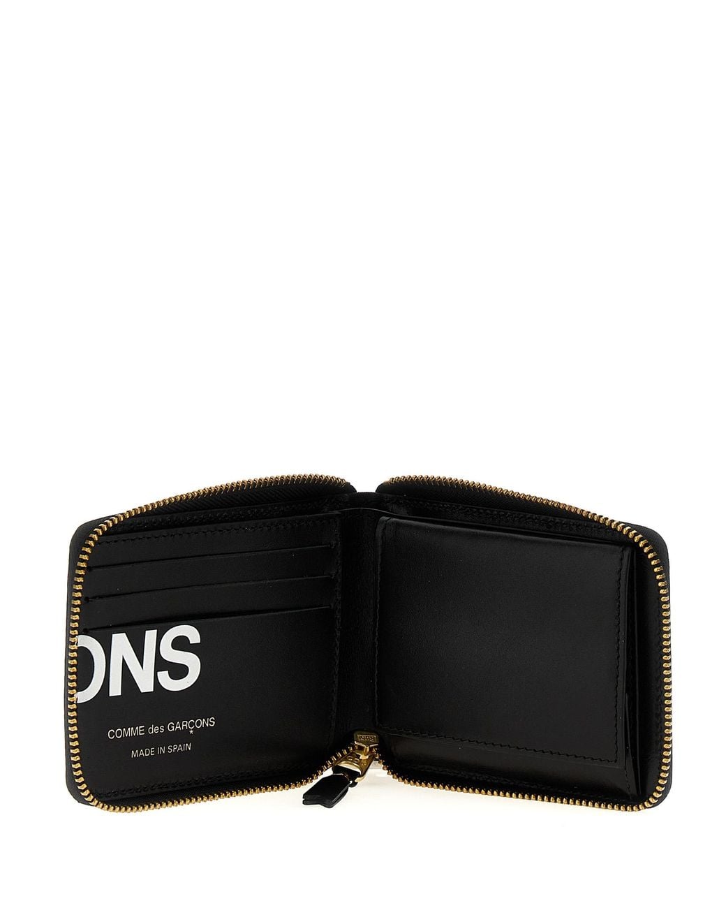 Comme des Garçons Black Calfskin Cardholder Accessory