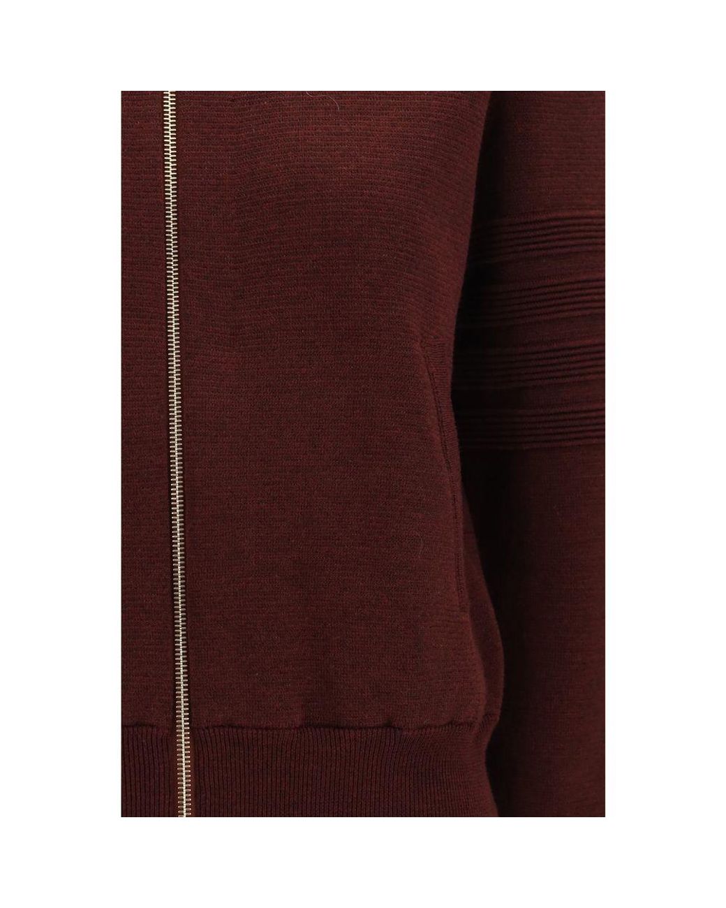 Thom Browne Red Bordeaux Wool Oves Aries Bomber