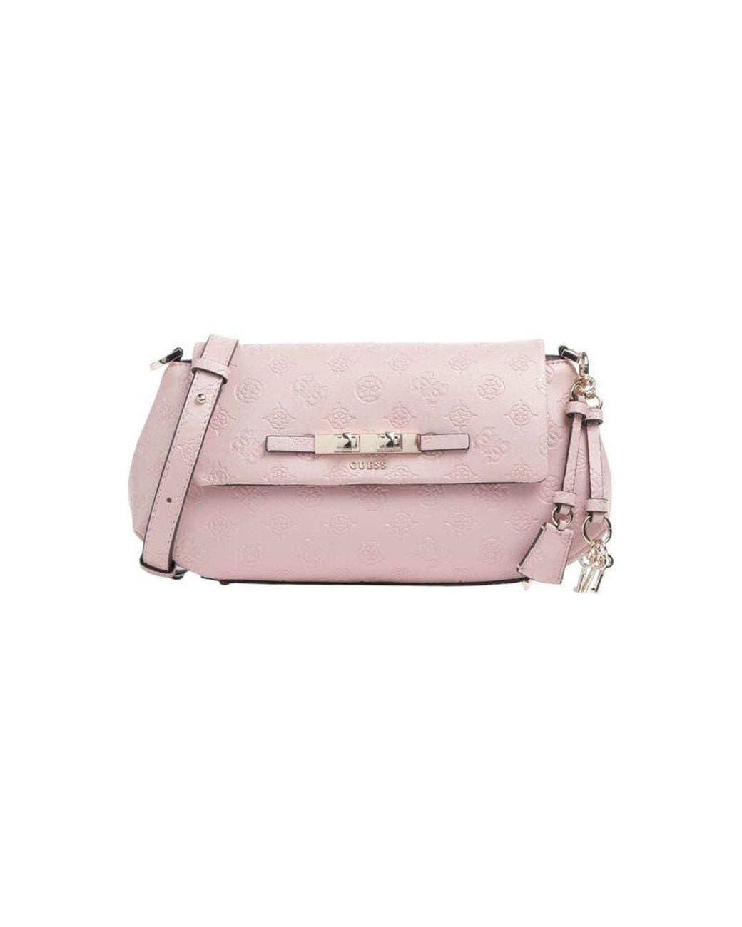 Guess Pink Crossbody Bag Polyurethane Crossbody-Bags