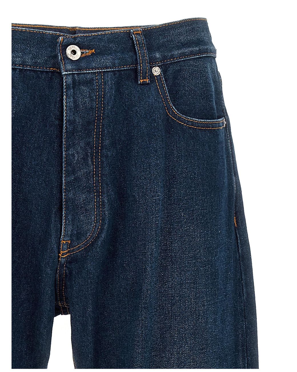 Off-White c/o Virgil Abloh Blue Arr Zip Skate' Jeans for men