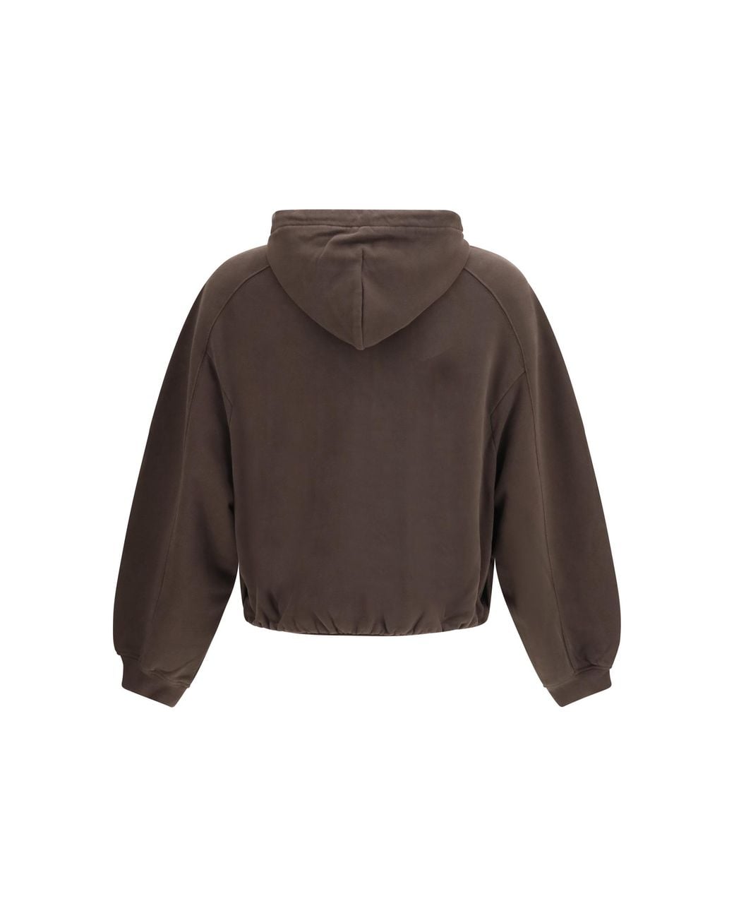 Jacquemus Brown Le Montaigne Hooded Sweatshirt Cotton Sweater for men