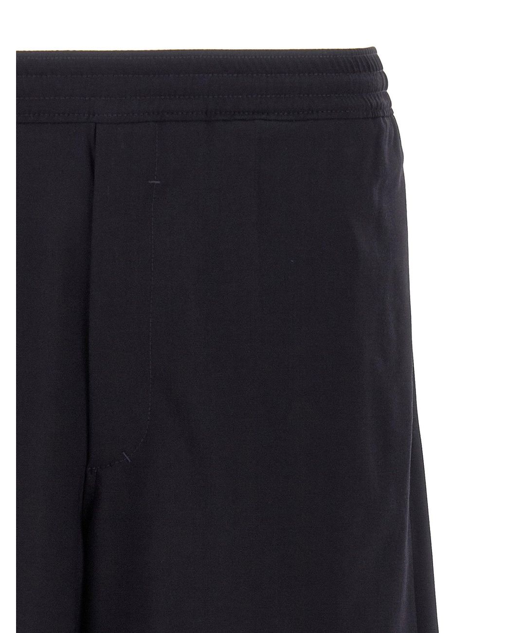 Givenchy Blue Wool-Blend Tailored Bermuda Shorts
