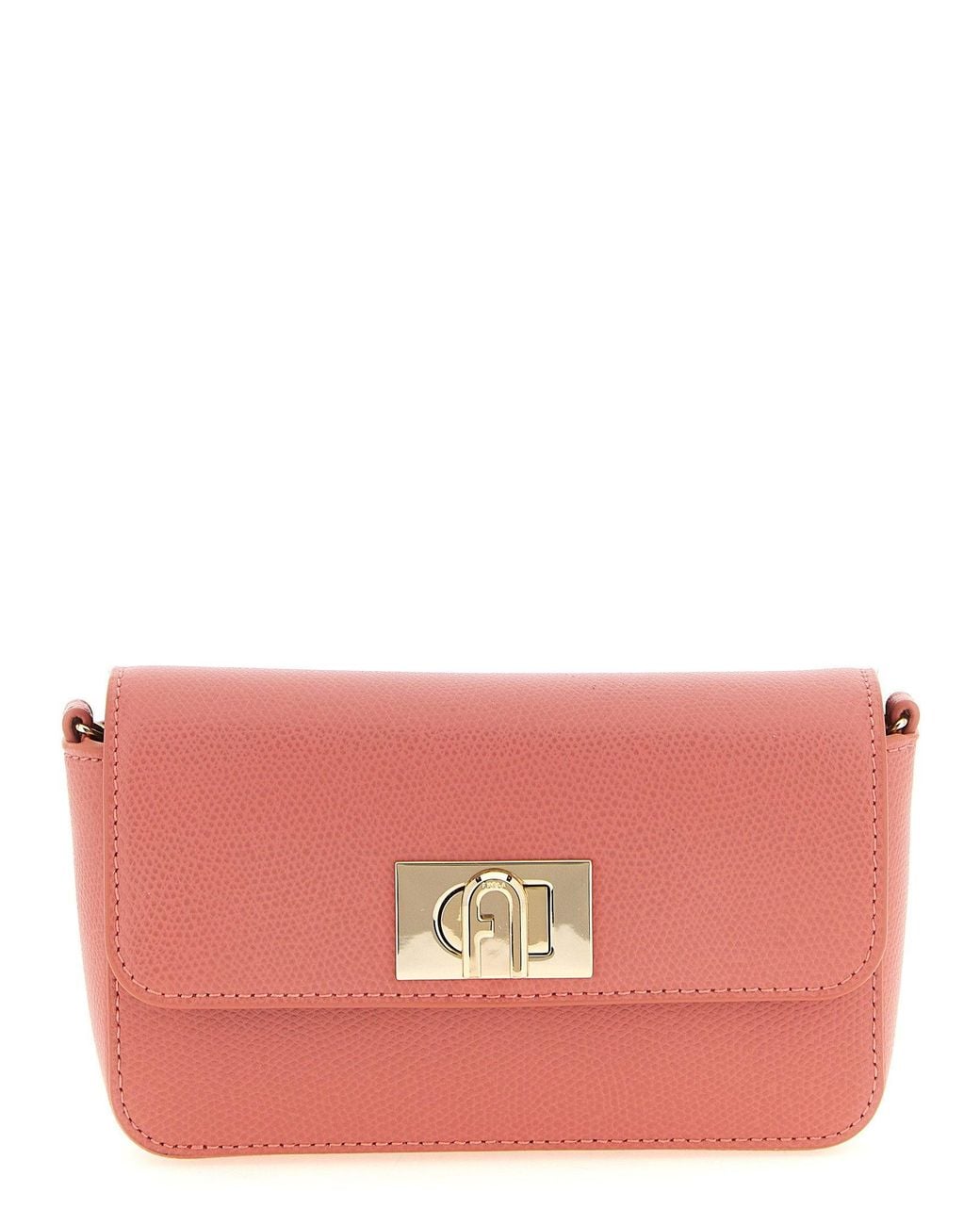 Furla Lock Furla Crossbody Bag in Pink | Lyst